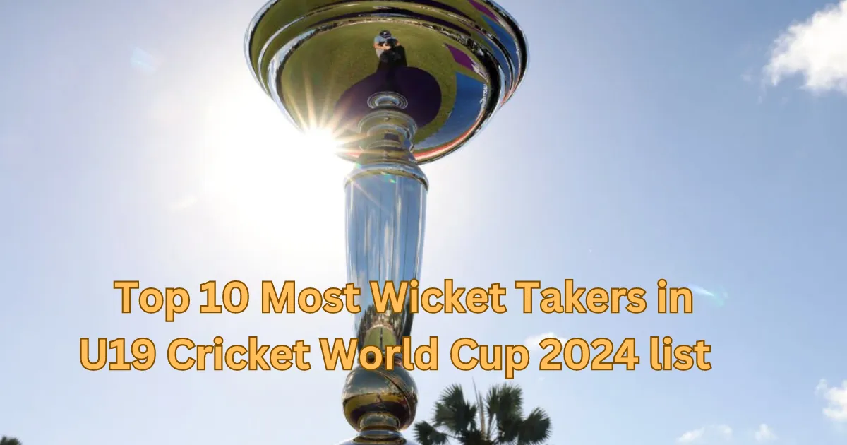 Most Wicket Takers in U19 Cricket World Cup 2024 list